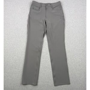 Footjoy Pants Mens 32x34 Gray Athletic Fit Performance Stretch Golf Trousers